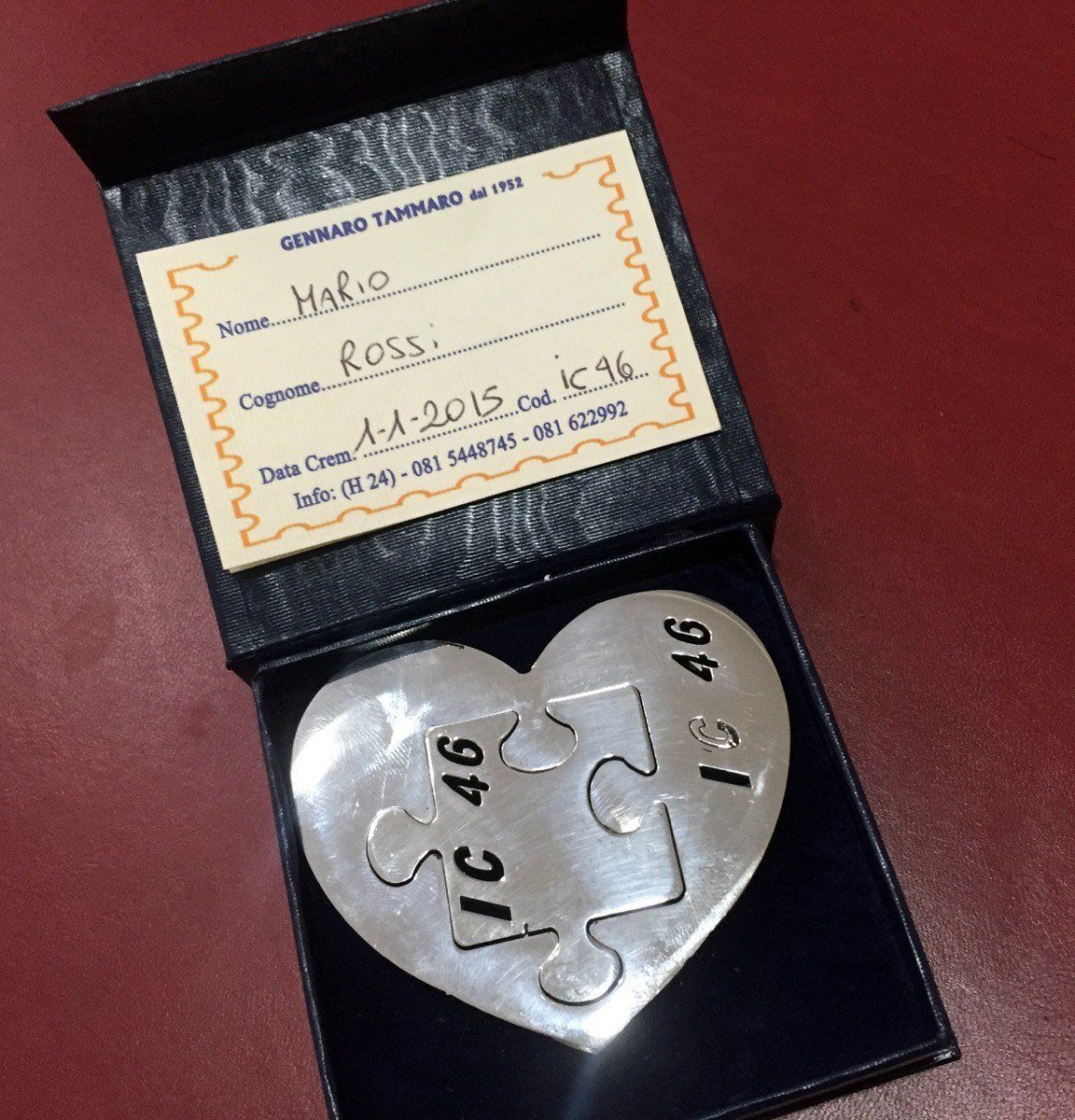 Certificato di cremazione