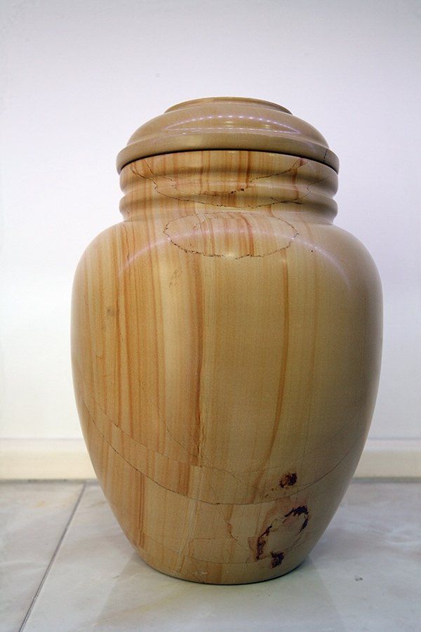 Urna cineraria in legno