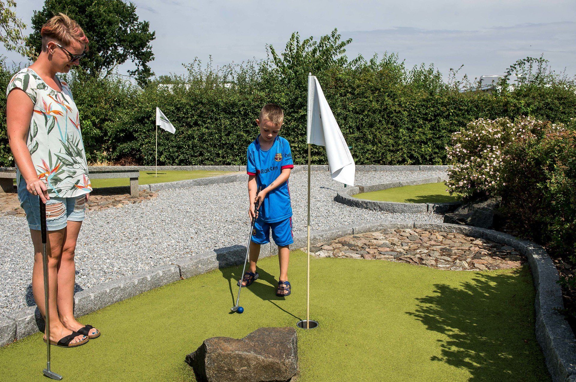 Camping Sjælland med minigolf