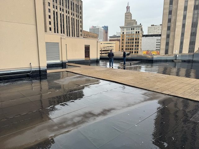 Commercial Flat Roof Replacement St. Paul MN