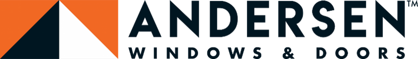 A logo for a company called andersen windows and doors