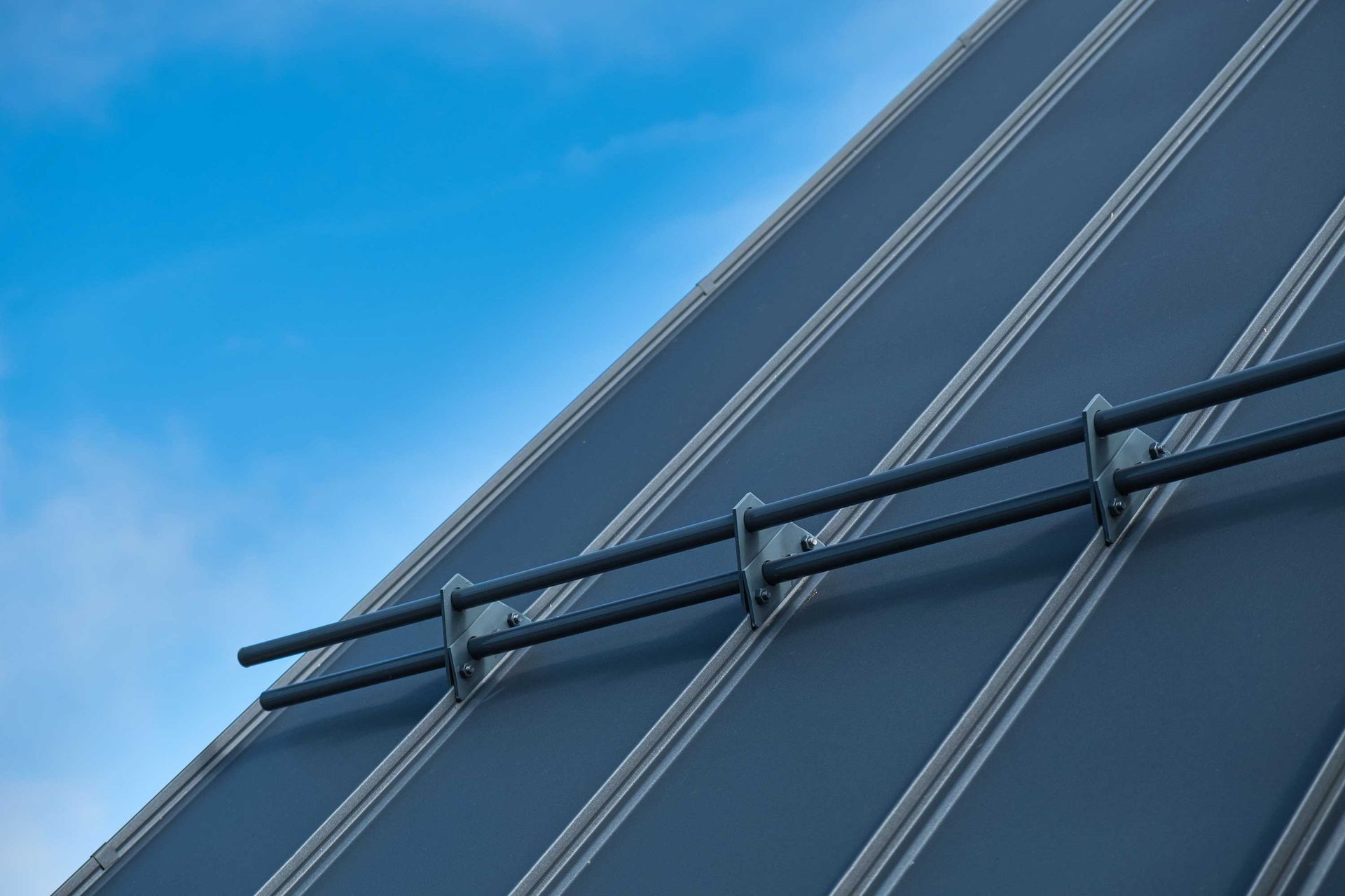 A Metal Roof with Railings | White Bear Lake, MN | Bruggeman Exteriors
