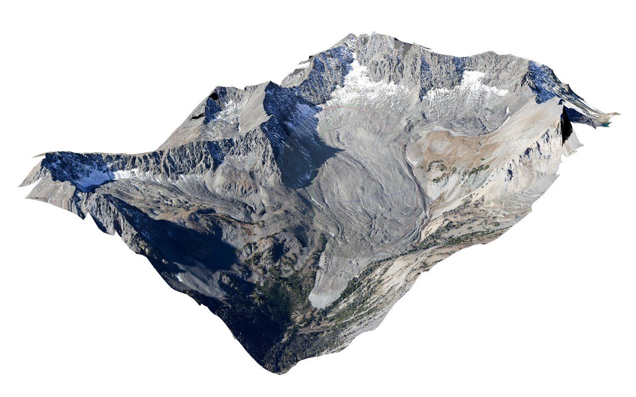 Digital Elevation Model. Sulfur Creek Rock Glacier, WY