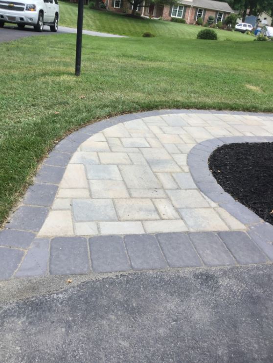 Curved Walkway Hardscaping — New Castle, DE — Ayala Landscaping