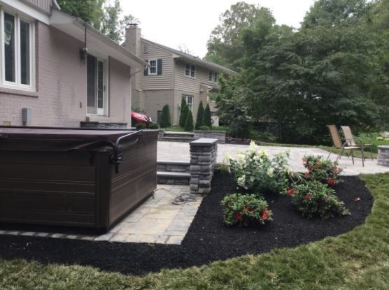 Backyard — New Castle, DE — Ayala Landscaping