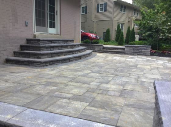 House Entrance Hardscaping — New Castle, DE — Ayala Landscaping