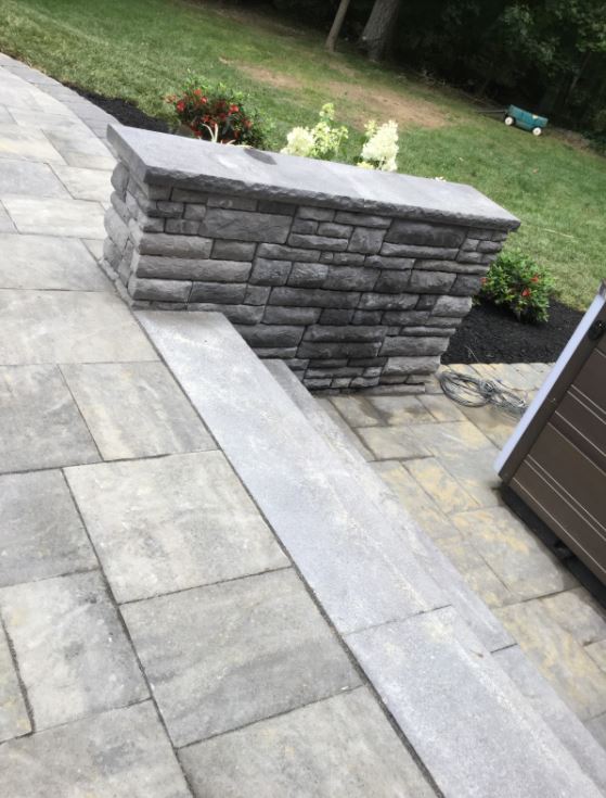 Clean Stone Stairs — New Castle, DE — Ayala Landscaping