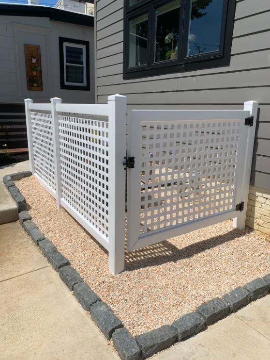Small White Fence — New Castle, DE — Ayala Landscaping