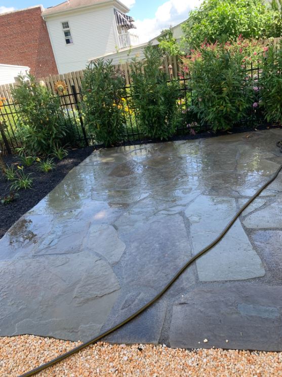 Wet Pathway — New Castle, DE — Ayala Landscaping