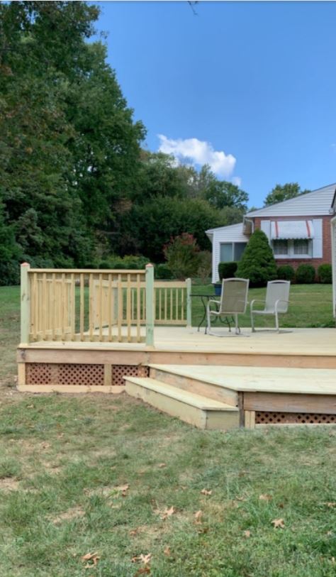 Garden Wood Stairs — New Castle, DE — Ayala Landscaping