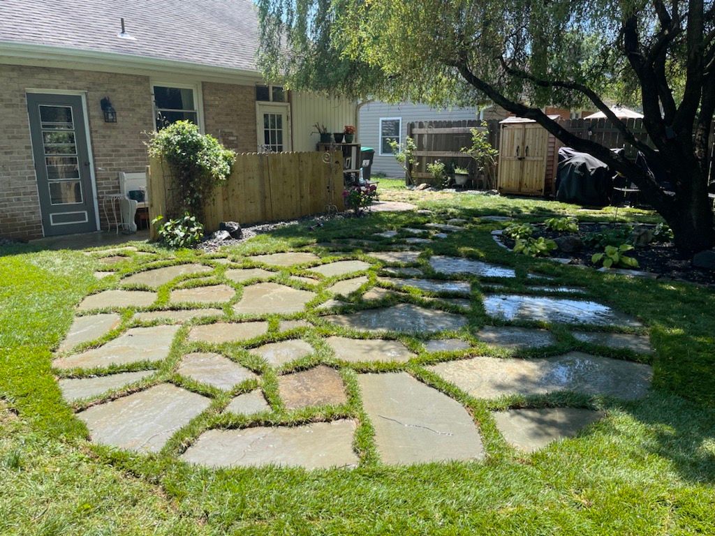 Stone Themed Lawn Design — New Castle, DE — Ayala Landscaping