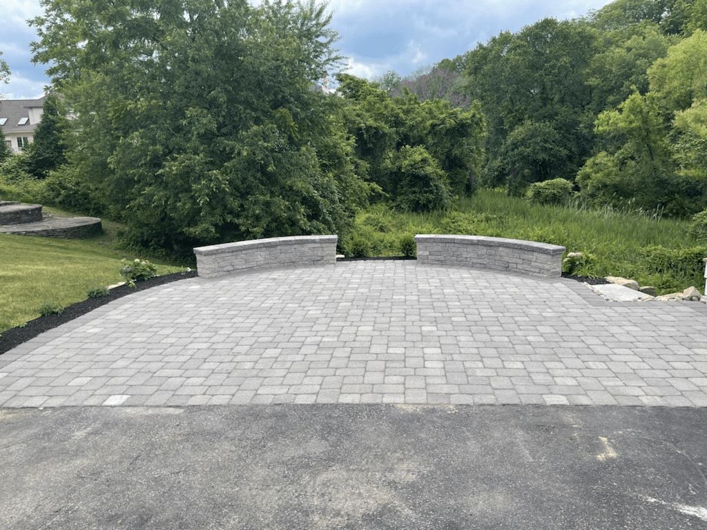 Area With Pavement Blocks Side Front — New Castle, DE — Ayala Landscaping