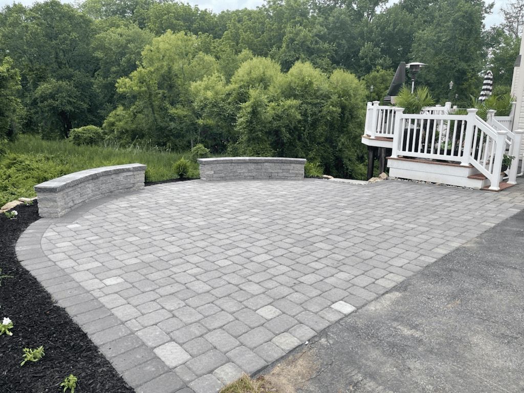 Area With Pavement Blocks — New Castle, DE — Ayala Landscaping