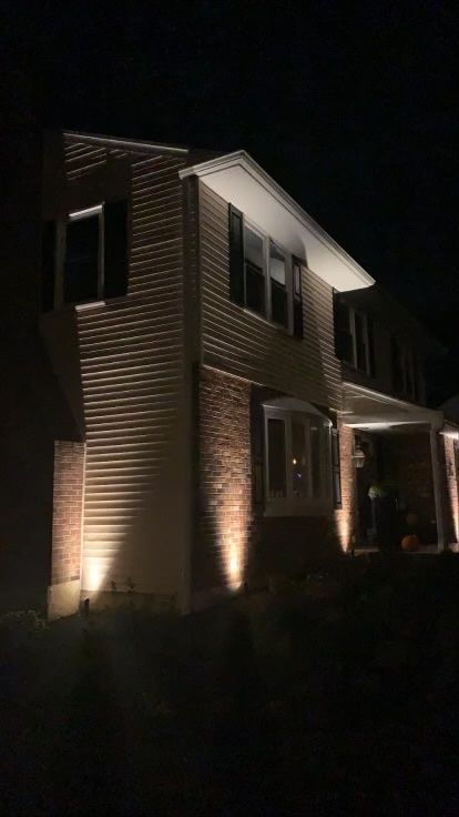 Garden With Lights — New Castle, DE — Ayala Landscaping
