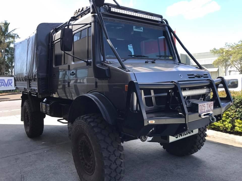 A Large Truck is Parked on the Side of the Road — Currumbin Trimmers In Murwillumbah, NSW