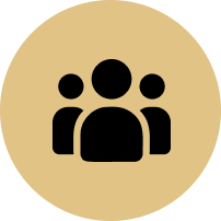 A group of people are standing next to each other in a circle.