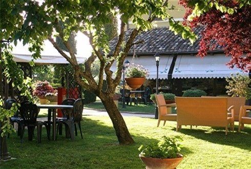 giardino dell'agriturismo