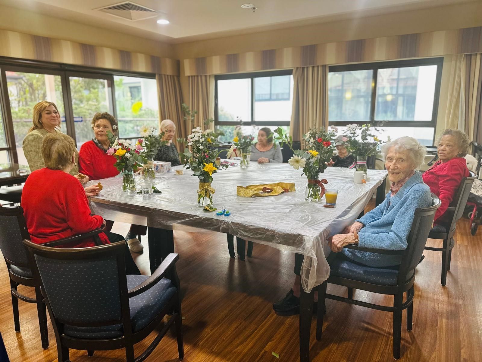 Aged care residents at Homewood Care in Sydney