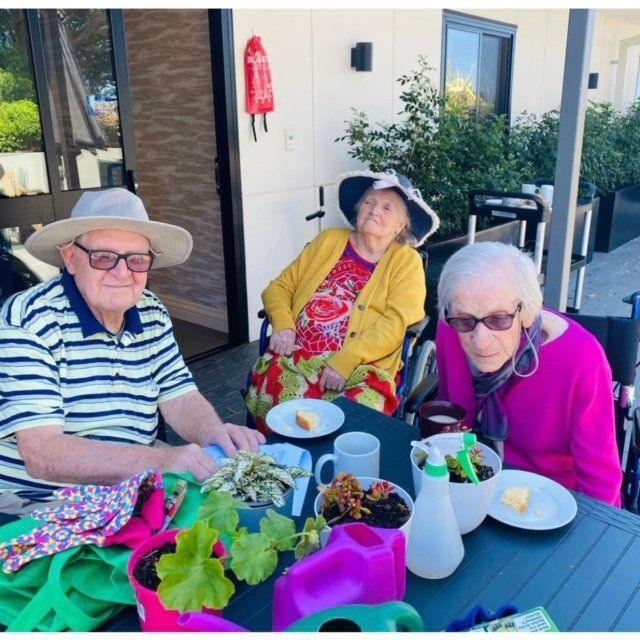 Aged care residents at Homewood Care in Sydney