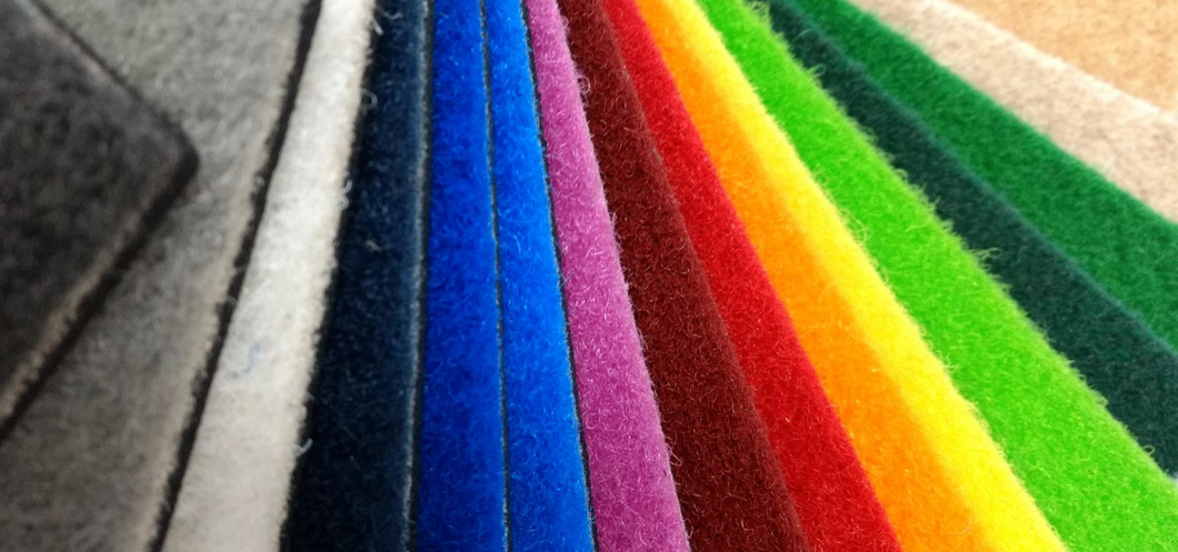 campioni clorati di tessuti per tappeti