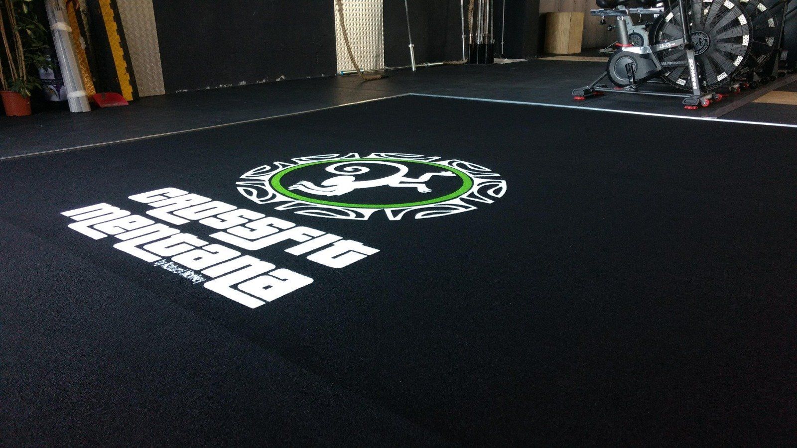 tappeto con logo aziendale