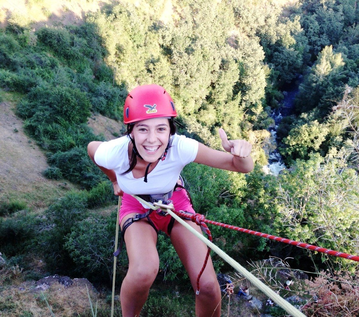 Escalada y Rapel en Lumbreras.