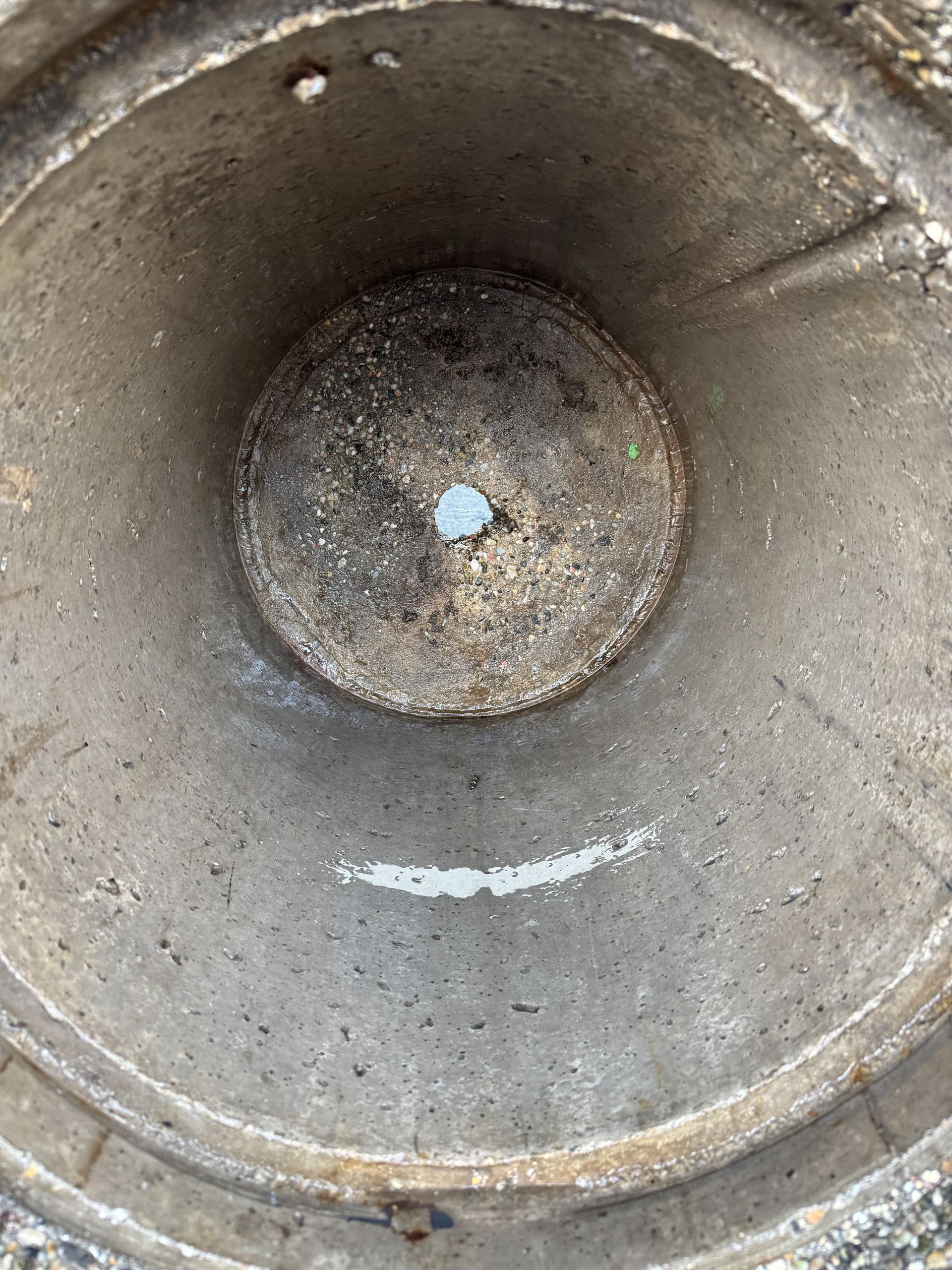 A commercial garbage bin after being deep cleaned by JET.