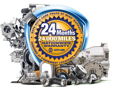 Napa Auto Care has a 24 month 24000 miles nationwide warranty | The Garage in Renton