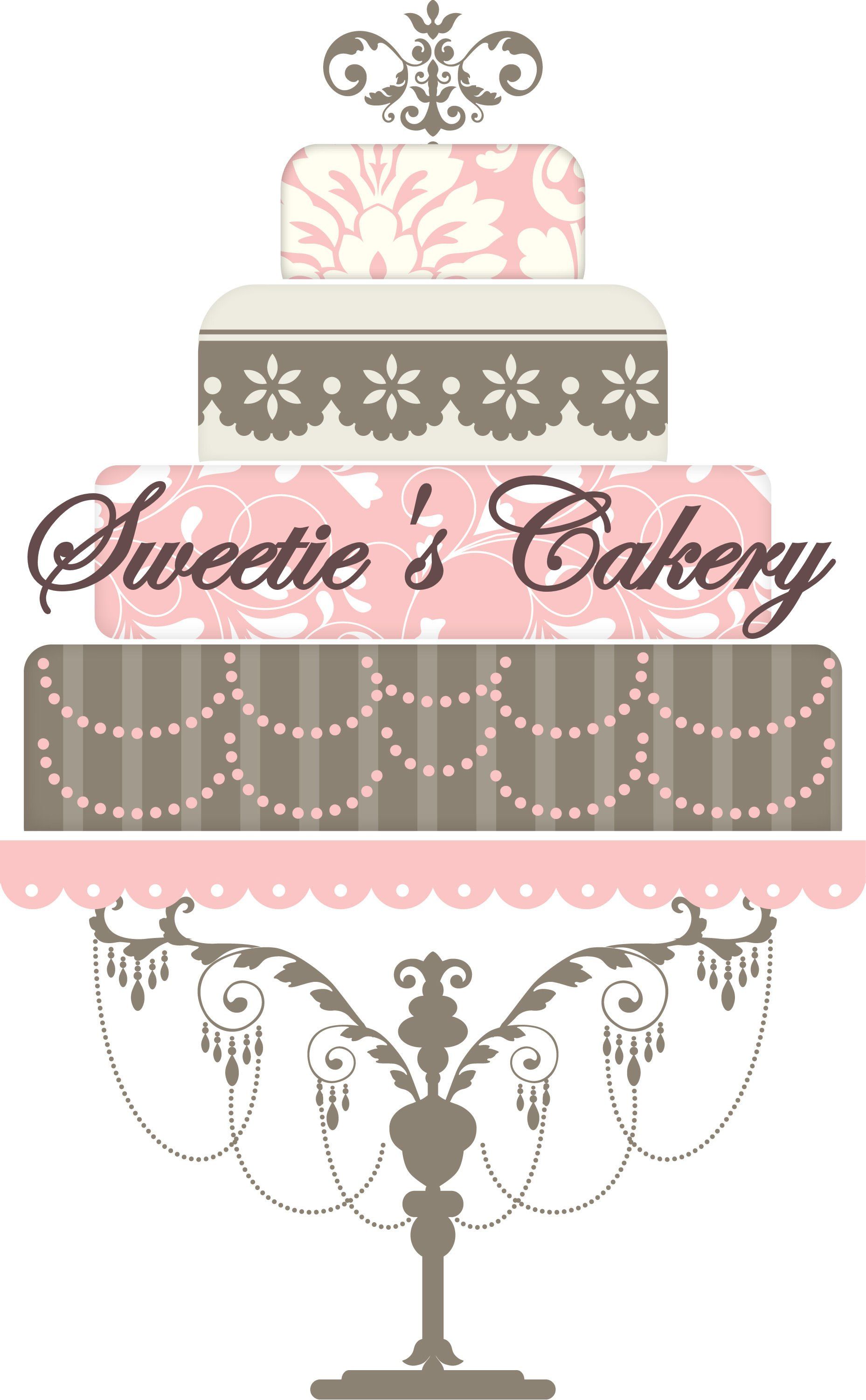 wedding cake tiered pink brown stand