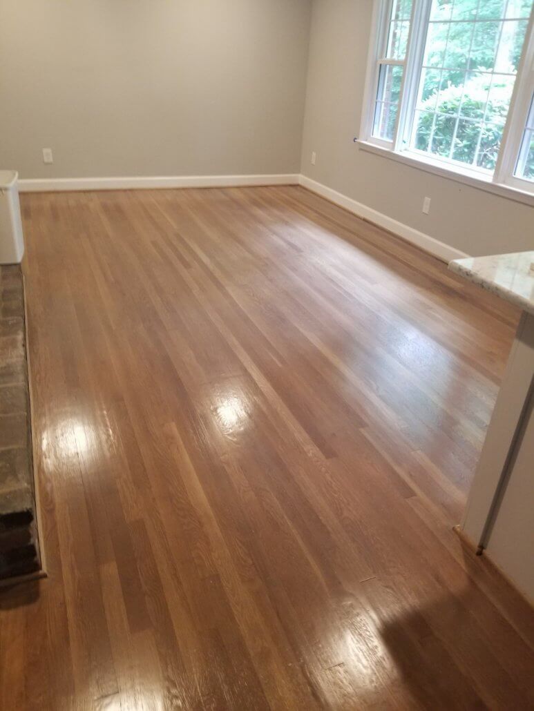 HARDWOOD FLOOR REFINISHING in house