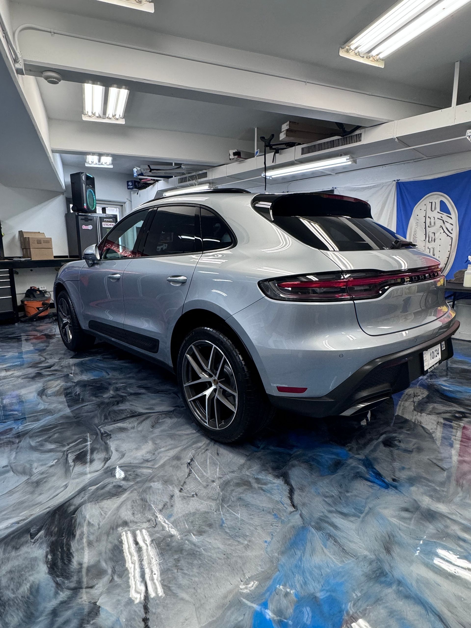 Porsche Macan left side paint protection Honolulu Hawaii