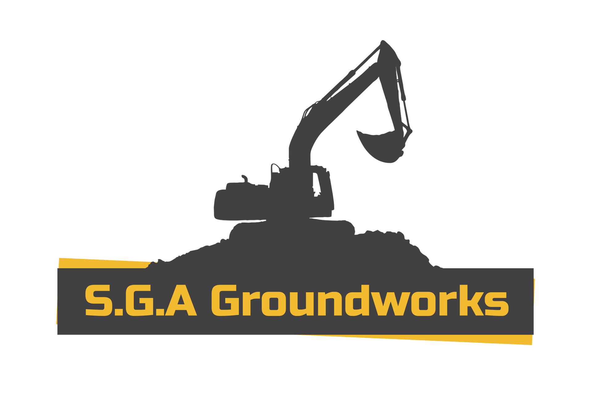 S.G.A Groundworks logo