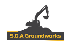 S.G.A Groundworks logo