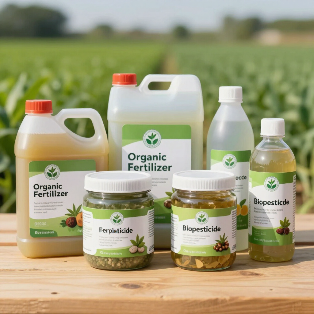 Línea de bioinsumos Eco cultivos del eje