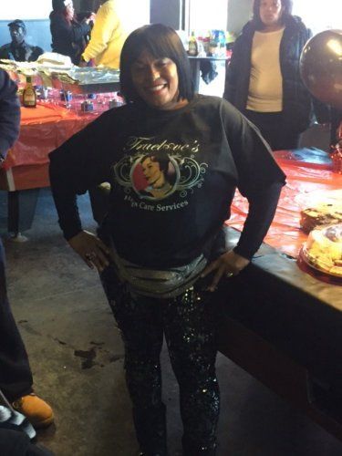 Happy Lady Wearing Black Shirt — Nashville TN — Trueloves Health Care Services