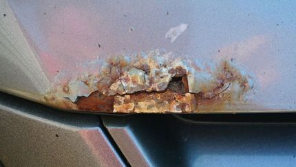 car rust damage