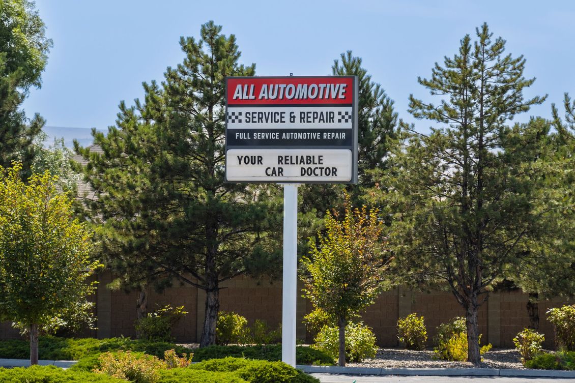 All Automotive Service & Repair - our sign