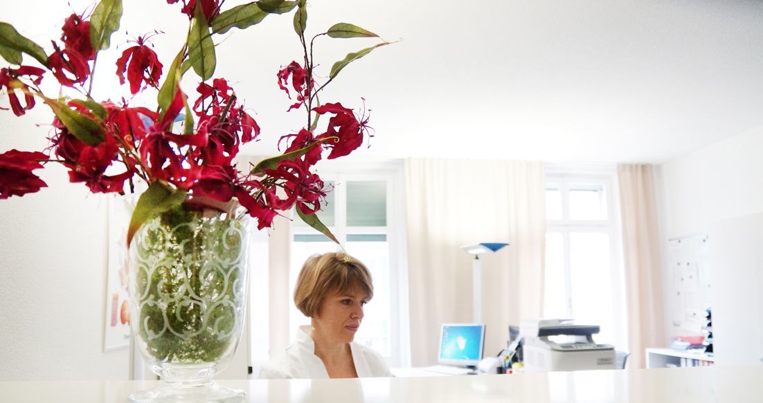 Empfang das augenzentrum Gutenbergstrasse