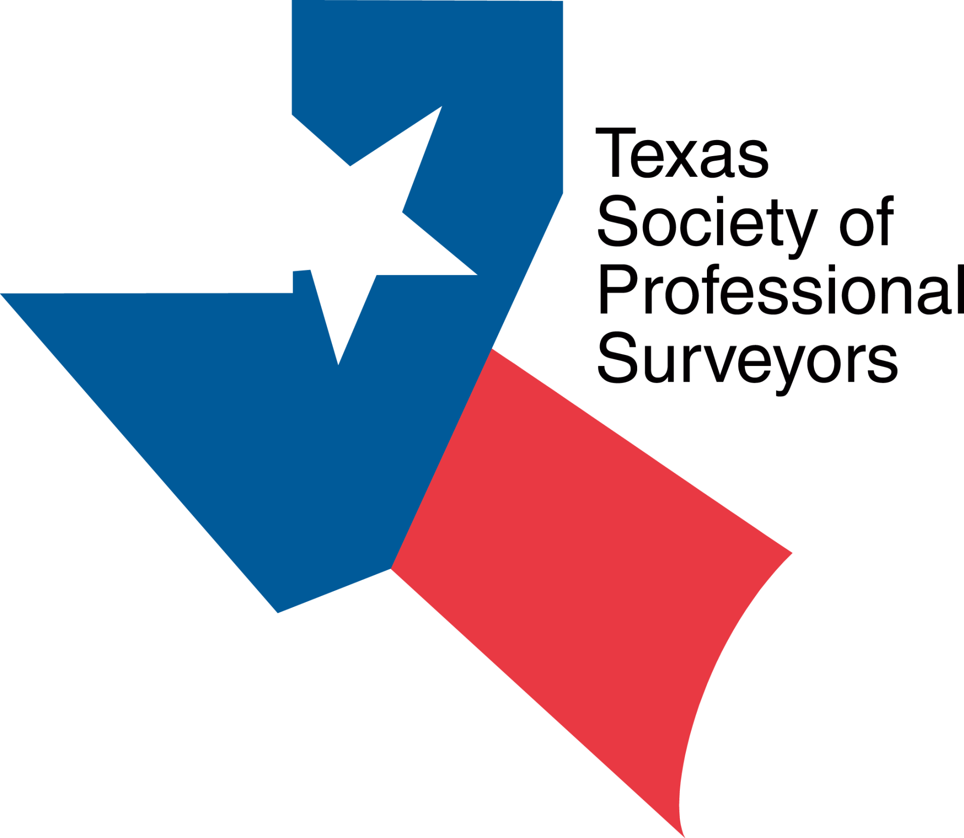 Picture of Texas Society of Professional Surveyors Logo and link to article about total geo data land surveying owner john dehan