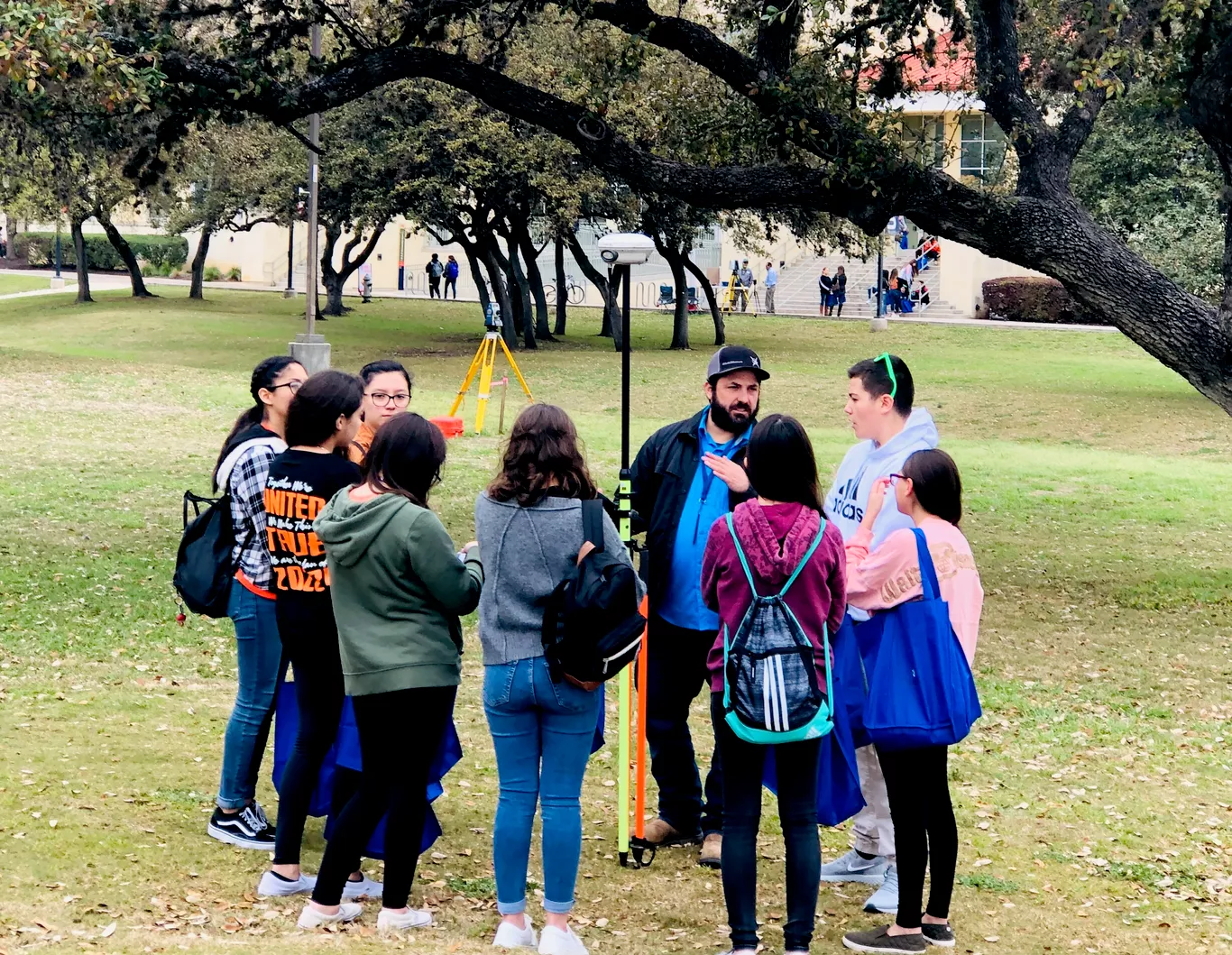 San Antonio Land Surveyors Total Geo Data Participating In Community Outreach During UTSA GIS Day
