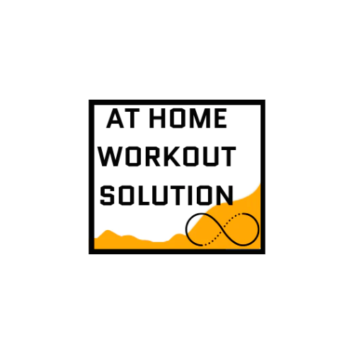 A logo for a company called at home workout solution