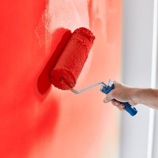 Painting the Wall Red — Lonsdale, MN — Engelking Coatings