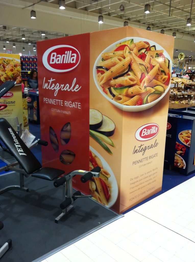 cartone promozionale barilla