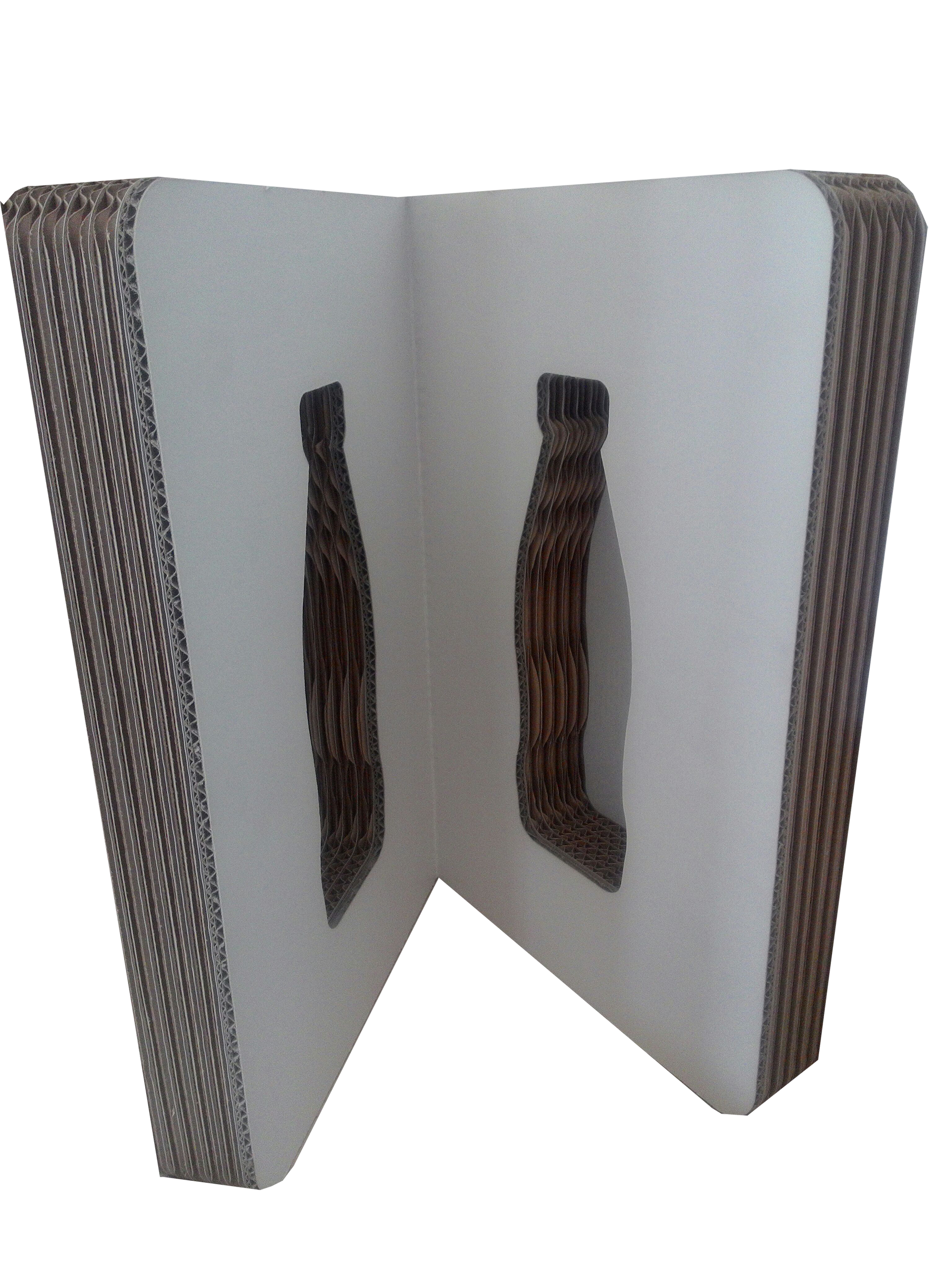 scatola a libro per bottiglie