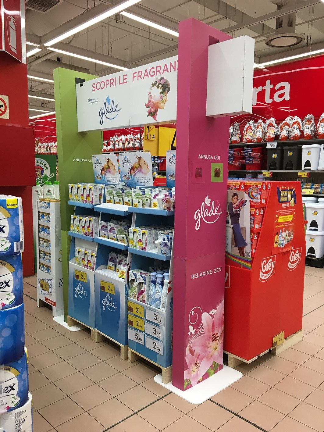 cartone promozionale glade