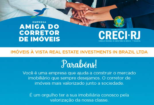 Empresa Amiga do Corretor CRECIRJ Broker award