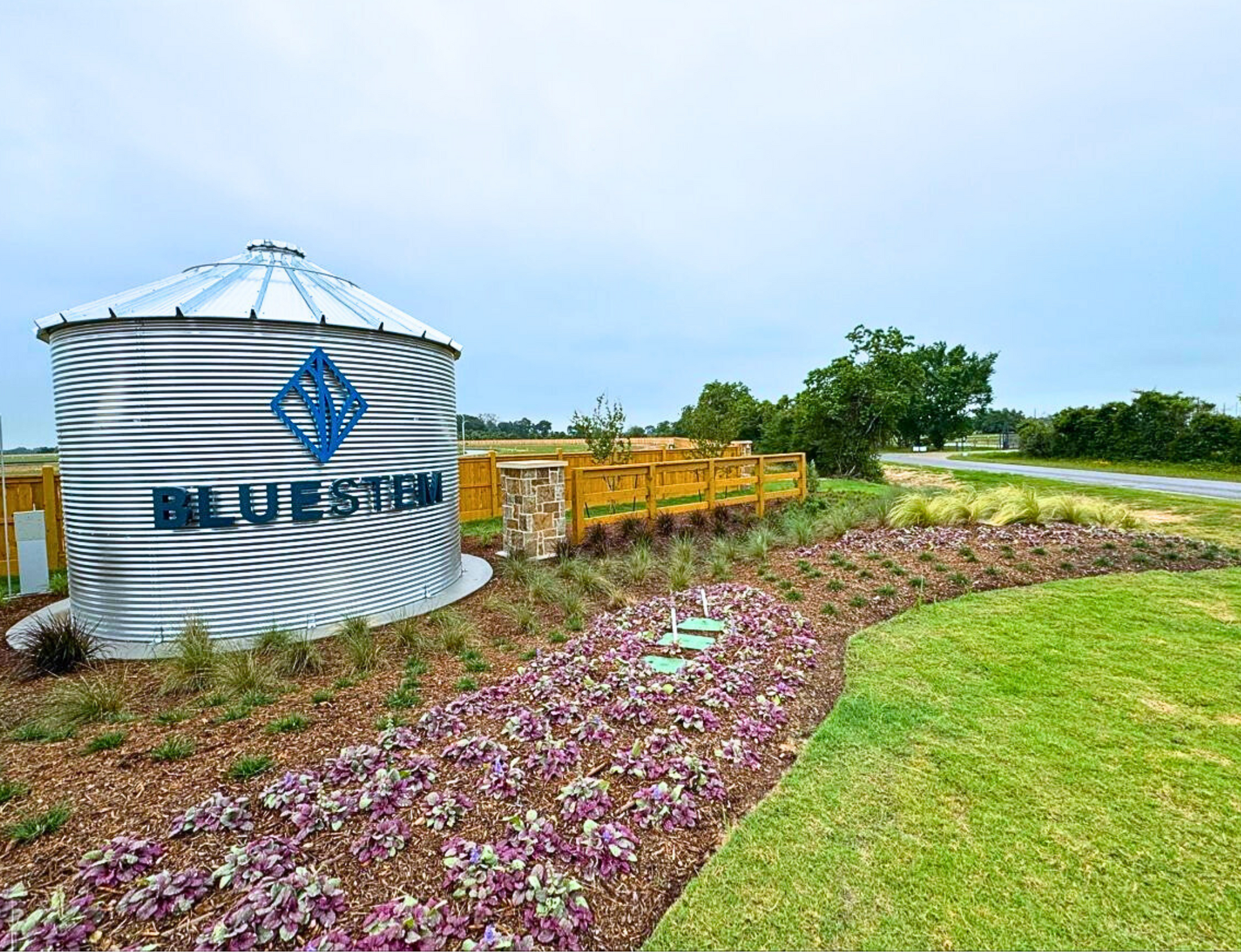 Bluestem community monument