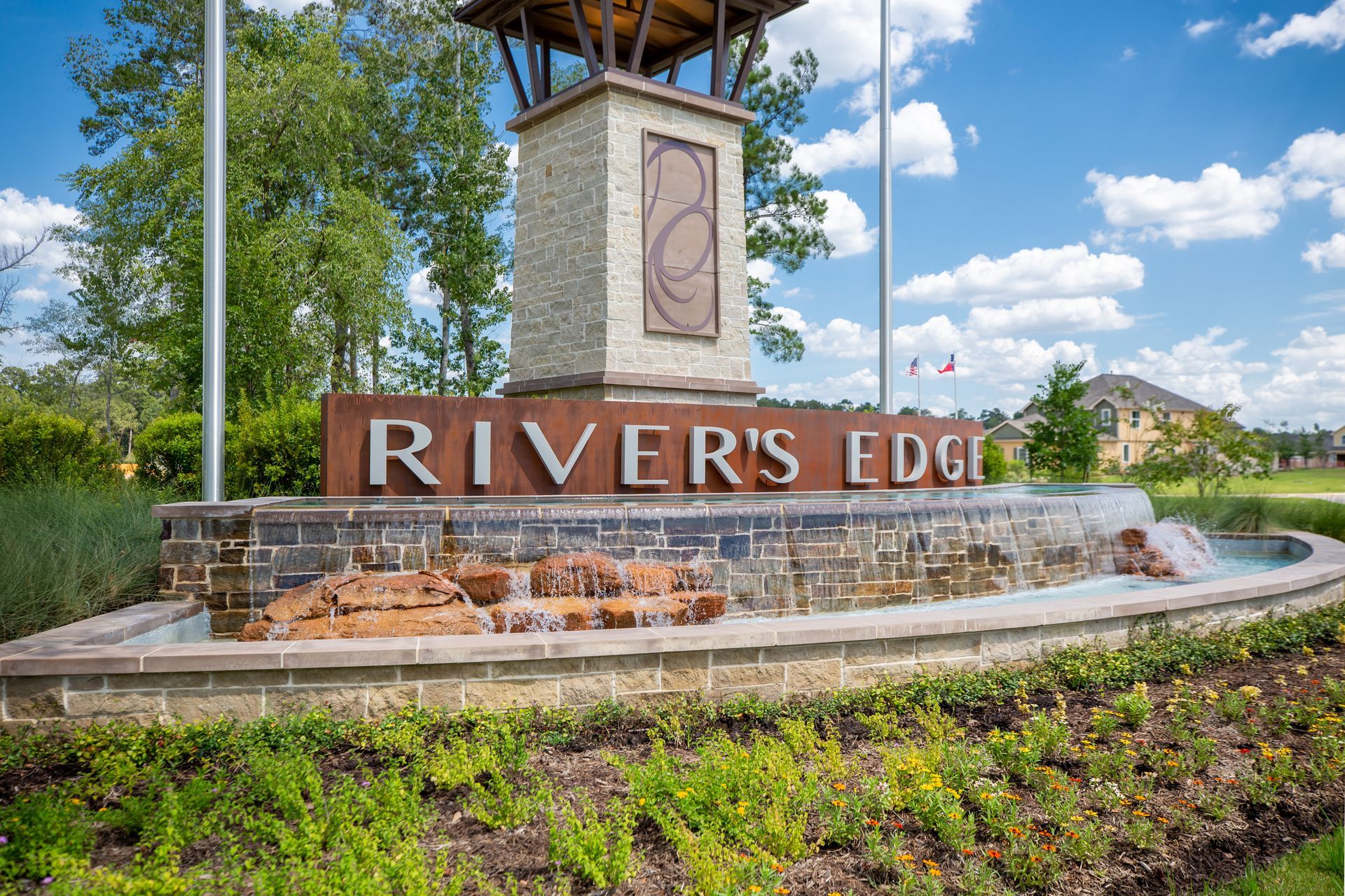 River's Edge community monument