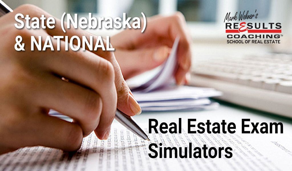 State Nebraska and National Real Estate Exam Simulators