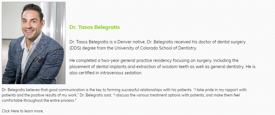 Dr. Belegratis - dental deals in Thornton, CO